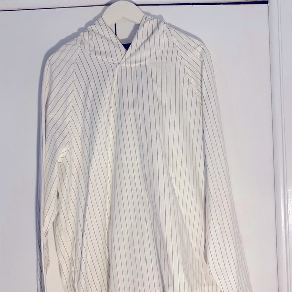 Stripped Shirt Jacket - Picture 1 of 2